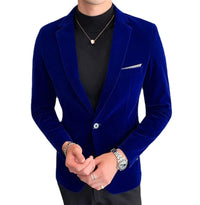 Velvet Blazer Slim Fit for Formal Events – Nathan