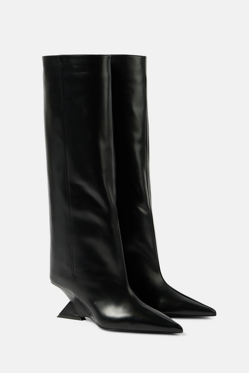 Stylish Knee-High Leather Boots for Women – Clara