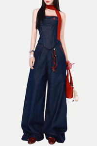 Bold Denim Outfit for Modern Fashionistas – Chloe