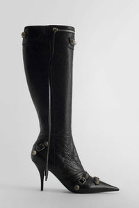 Fashionable High-Heeled Black Boots for Adventure - Olivia