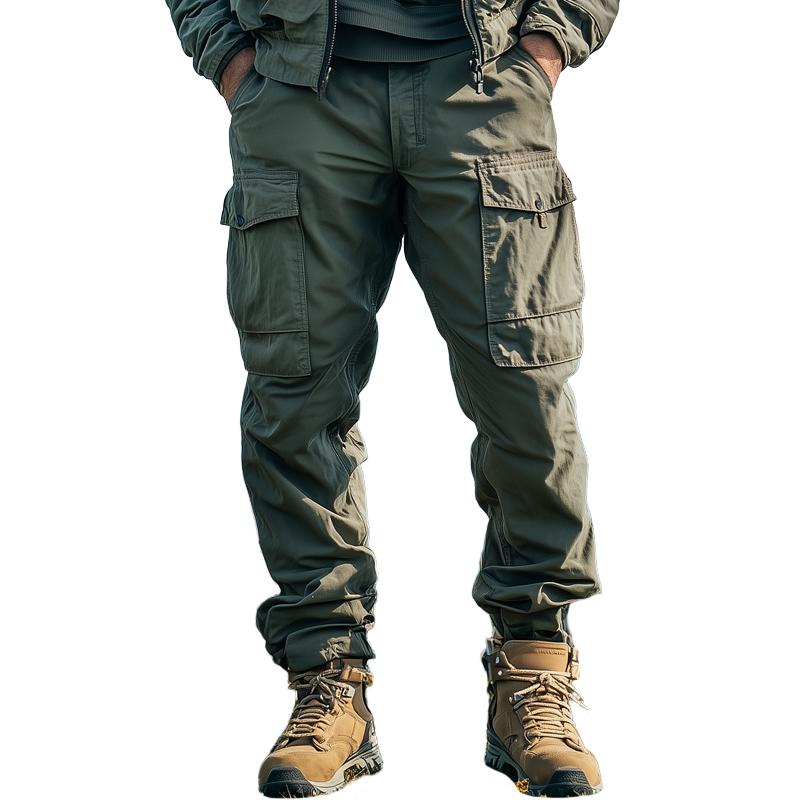 Men's Utility Cargo Pants with Pockets for Outdoors – Jake