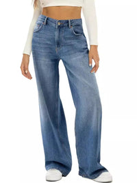 Wide-Leg Denim Pants for Women - Olivia