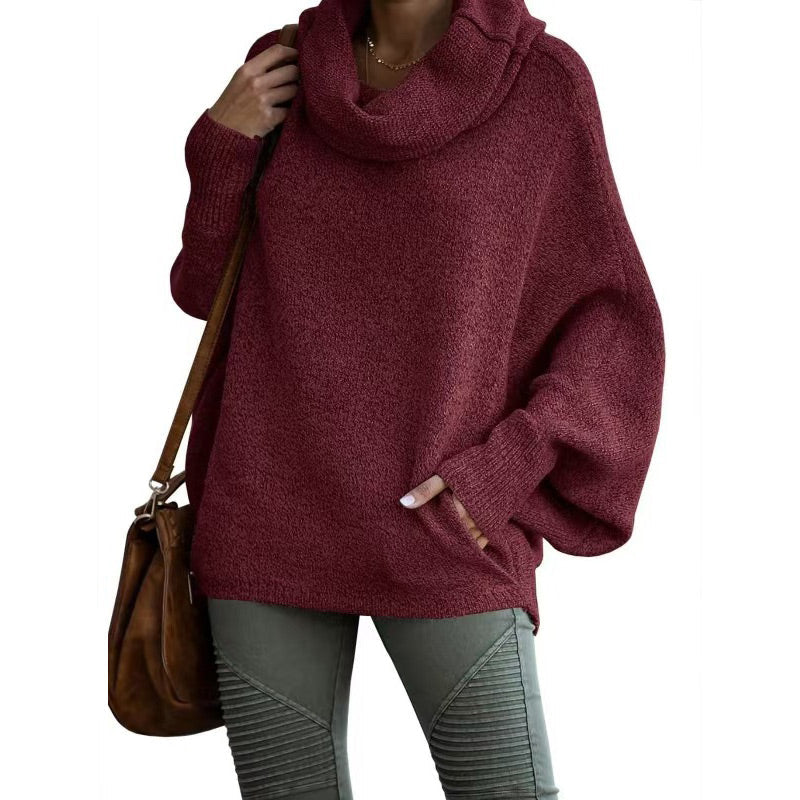 Lightweight Cowl Neck Sweater for Casual Wear - Olivia