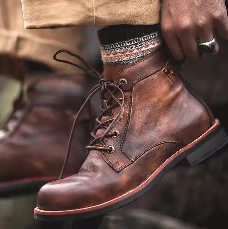 Leather Ankle Boots for Men - Jack