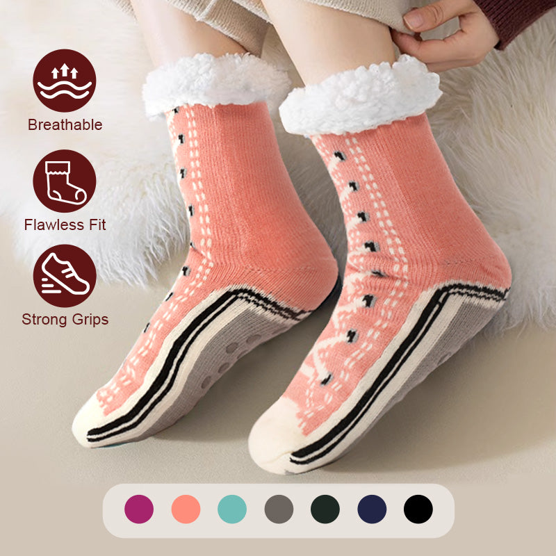 Cozy Non-Slip Thermal Socks for Winter Comfort – Lily